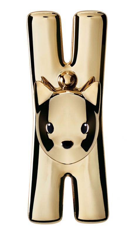 MMI32 Lampo / Giampo clamp set gold Alessi SINGLE PIECES